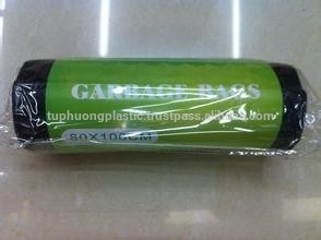 HDPE GARBAGE BAG ON ROLL - PAPER WRAPPED